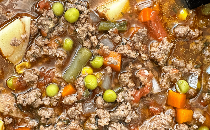 Ground Beef Vegetable Soup